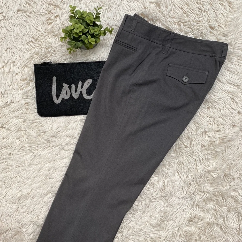 Loft Slim Dress Pants 💗 Gray - Picture 2 of 13